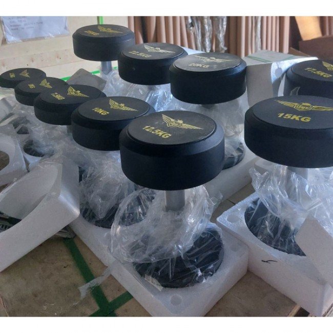 Уретановий гантельний ряд Generation Fitness FDS-21 12,5-50kg (16 пар) 1000 кг