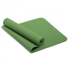 Мат гимнастический для йоги Jaguar 183x61x0,6 см зеленый.