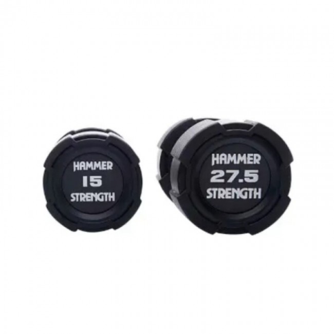 Гантельный ряд 12.5-35 кг Hammer Strength TPU (10 пар) 475 кг