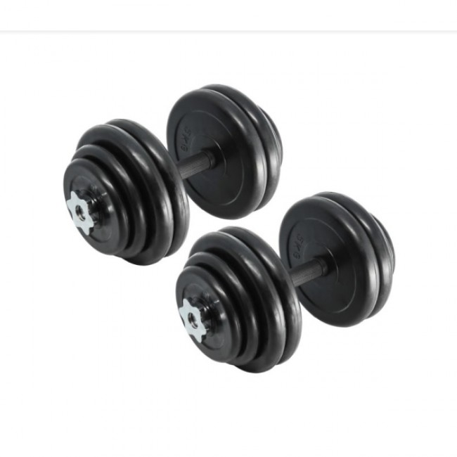 Гантели наборные Generation Fitness (2шт х 19,5 кг) DB-01-39 (ручка - каучук) пара