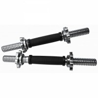 Гриф гантельный резиновый Generation Fitness DB-04 с замками