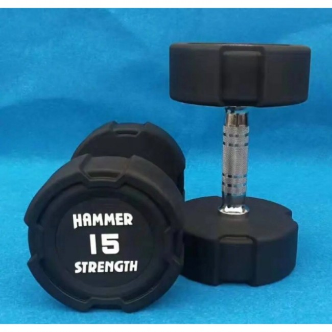 Гантельный ряд 12.5-50 кг Hammer Strength TPU (16 пар) 1000 кг