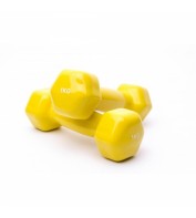Гантель аеробна вінілова Fitnessport VDD-01-1кг жовтий