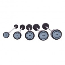 Набор прямых фиксированных штанг шаг 10 вес 150 кг Technogym TGP-10-50 кг