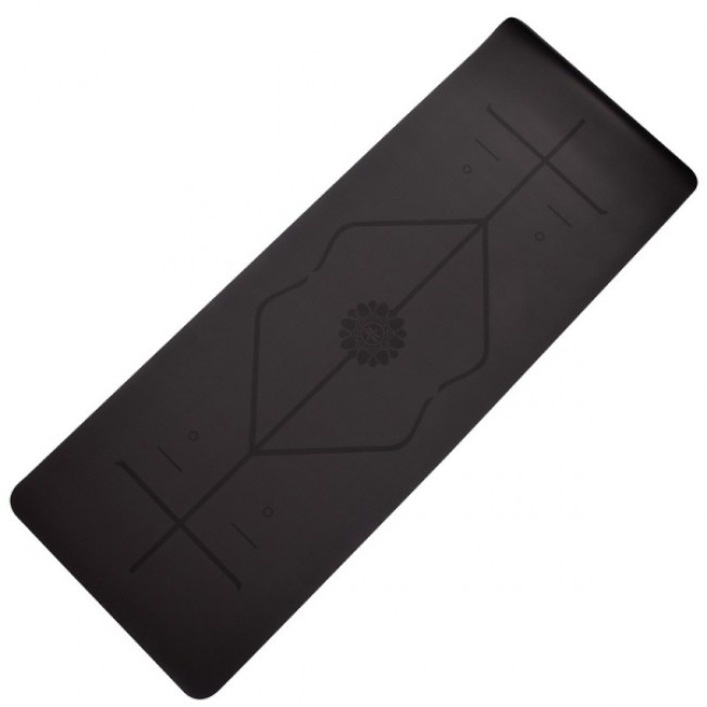 Мат для йоги Generation Fitness 183х61х0,6 см черный