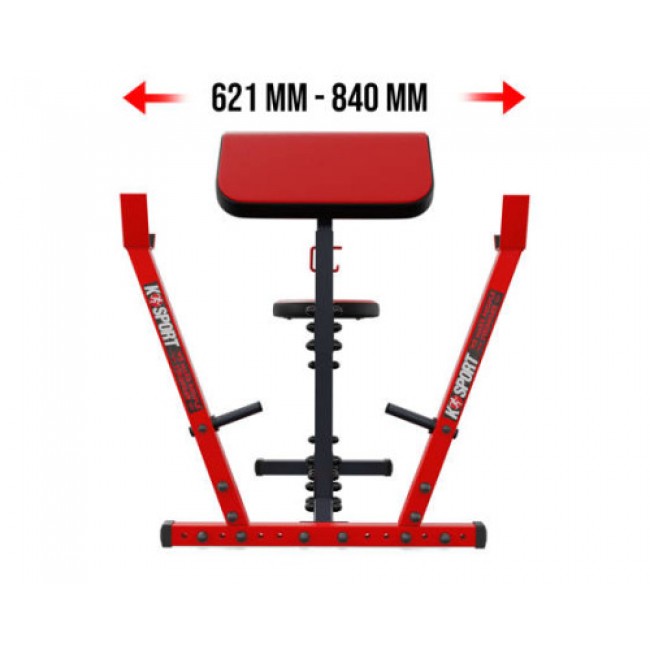 Парта Скотта з підставкою для штанги K-Sport KSSL115