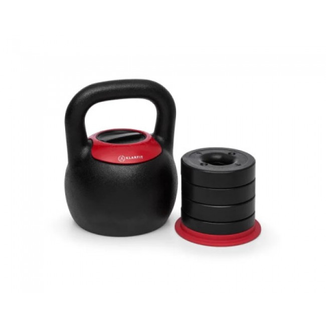 Регулируемая гиря KLARFIT Adjustabell 8/10/12/14/16 кг Регулируемая гиря KLARFIT Adjustabell 8/10/12/14/16 кг