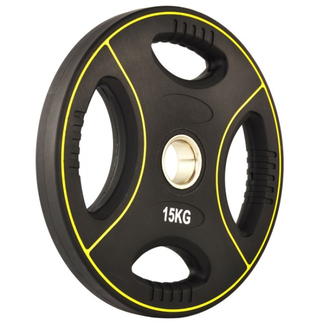 Олімпійський диск уретановий 15 кг Generation Fitness FF51C4D-15 кг