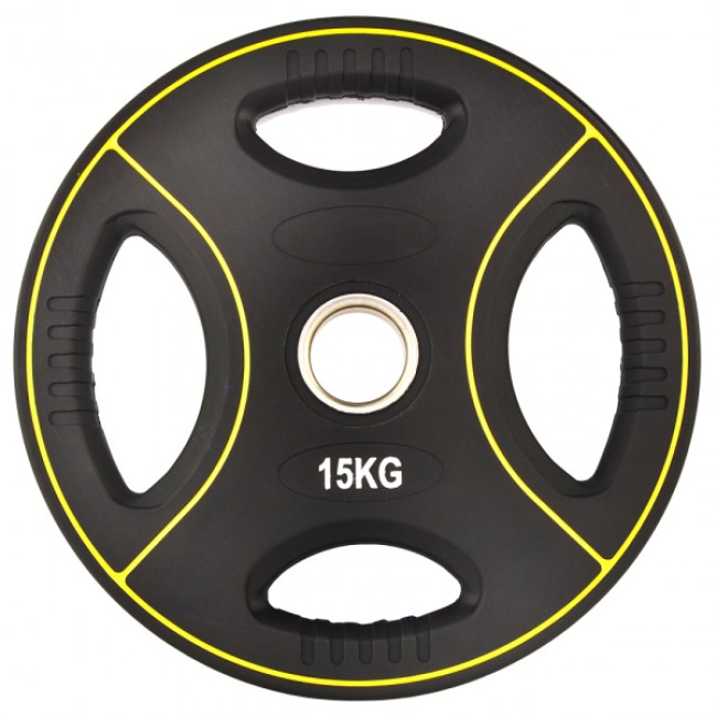 Олімпійський диск уретановий 15 кг Generation Fitness FF51C4D-15 кг