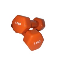 Гантель аэробная виниловая Generation Fitness VDD-01-1,5кг оранжевый