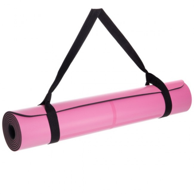 Мат для йоги Generation Fitness 183х61х0,6 розовый