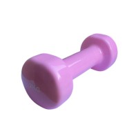 Гантель для фитнеса 2 кг 1шт с виниловым покрытием Generation Fintess FF51D3B-2kg (розовая)