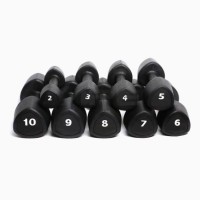 Гантельный ряд 1-10 кг Generation Fitness FF51D6C-1-10kg с уретановым покрытием