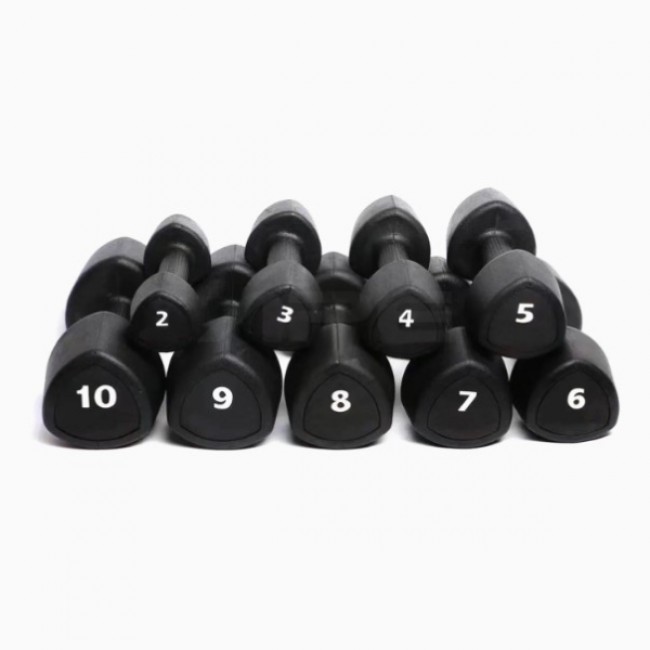 Гантельний ряд 1-10 кг Generation Fitness FF51D6C-1-10kg з уретановим покриттям