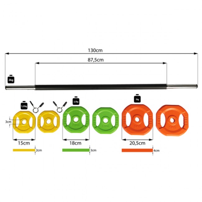 Штанга для аэробики (бодипамп) Generation Fitness FF51H1A