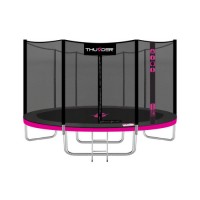 Батут THUNDER OUTSIDE PRO 12FT розовый