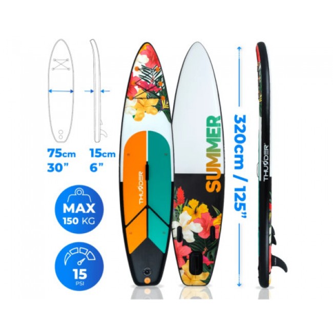 Надувная SUP доска (Сап борд) THUNDER NOX 320