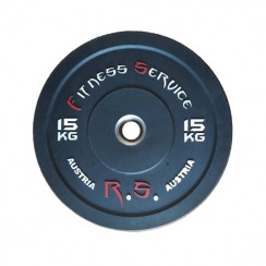 Бамперний диск для кросфіту Fitness Service RCP23-15 кг