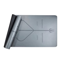 Мат для йоги Generation Fitness 183х61х0,6 серый