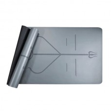 Мат для йоги Generation Fitness 183х61х0,6 серый