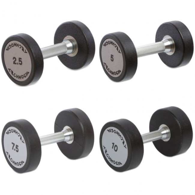 Гантельный ряд Technogym TG-2.5-10 кг 4 пары (общ.вес 50 кг) Гантельный ряд Technogym TG-2.5-10 кг 4 пары (общ.вес 50 кг)