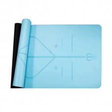 Мат для йоги Generation Fitness 183х61х0,6 светло-синий