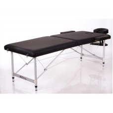 Массажный стол 2-х секционный RESTPRO ALU 2 L чёрный