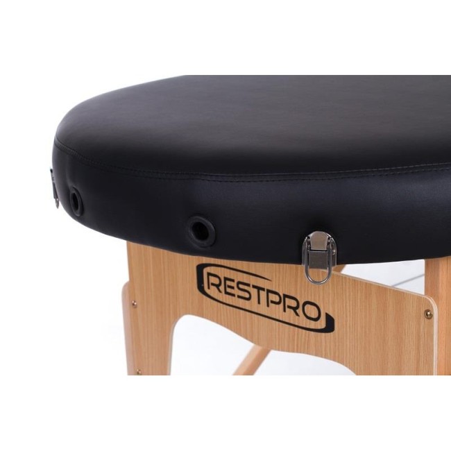 Масажний стіл-кушетка RESTPRO VIP OVAL 2 Чорний