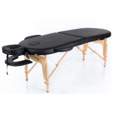 Массажный стол RESTPRO Classic Oval 2 Черный двухсекционный
