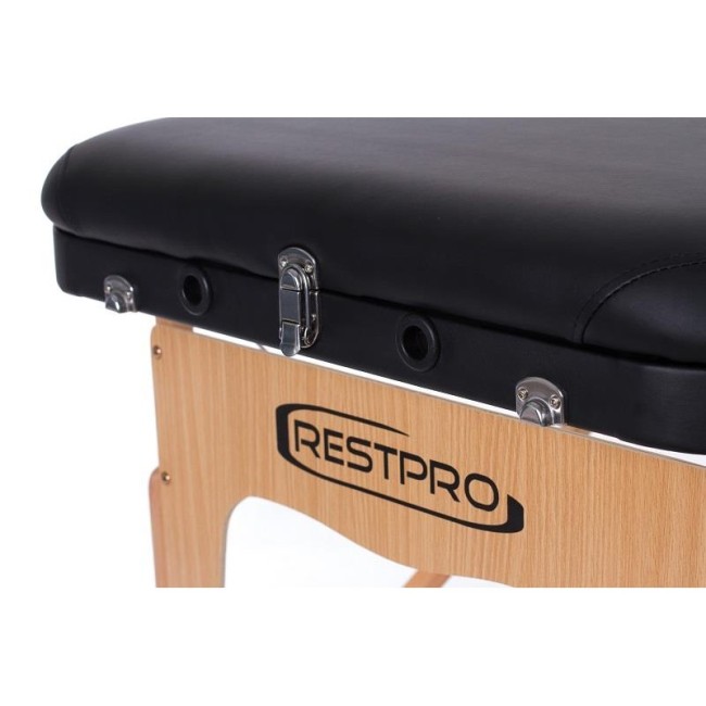 Масажний стіл 3-х секційний RESTPRO VIP 3 Чорний