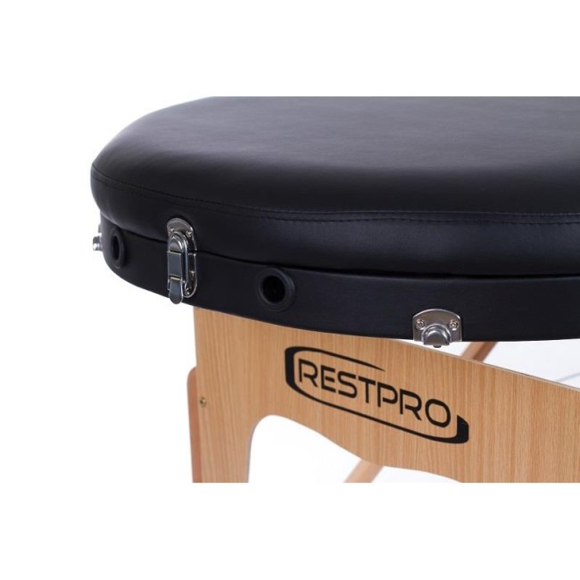 Масажний стіл-кушетка RESTPRO VIP OVAL 3 Чорний