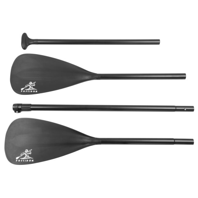 Весло для САП борда двухстороннее P04 (Aluminum+Nylon) Poseidon SUP kayak paddle