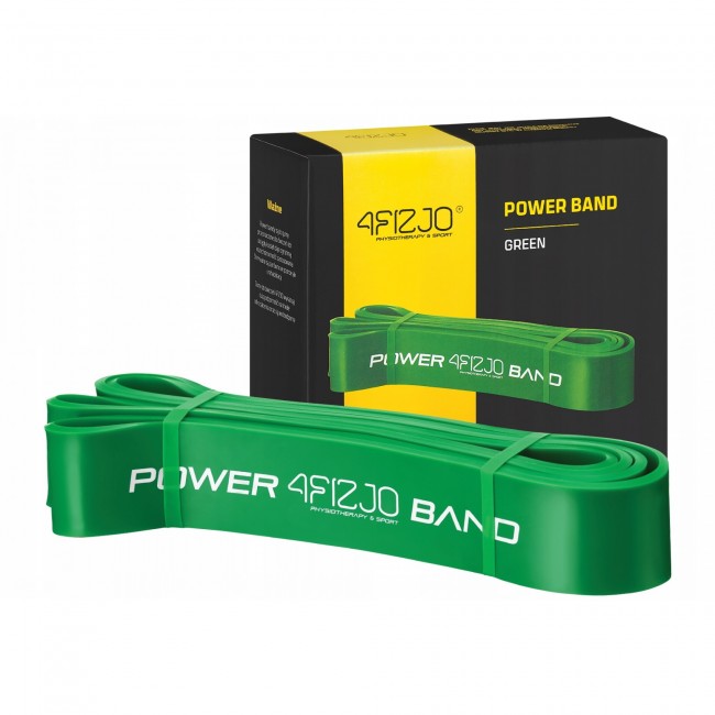 Резинка для підтягування та спорту 4FIZJO Power Band 45 мм 26-36 кг Green (P-5907222931080)