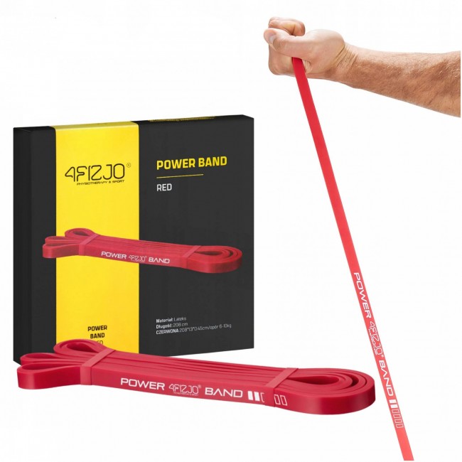 Резинка для підтягування та спорту 4FIZJO Power Band 13 мм 6-10 кг Red (P-5907222931059) Резинка для підтягування та спорту 4FIZJO Power Band 13 мм 6-10 кг Red (P-5907222931059)