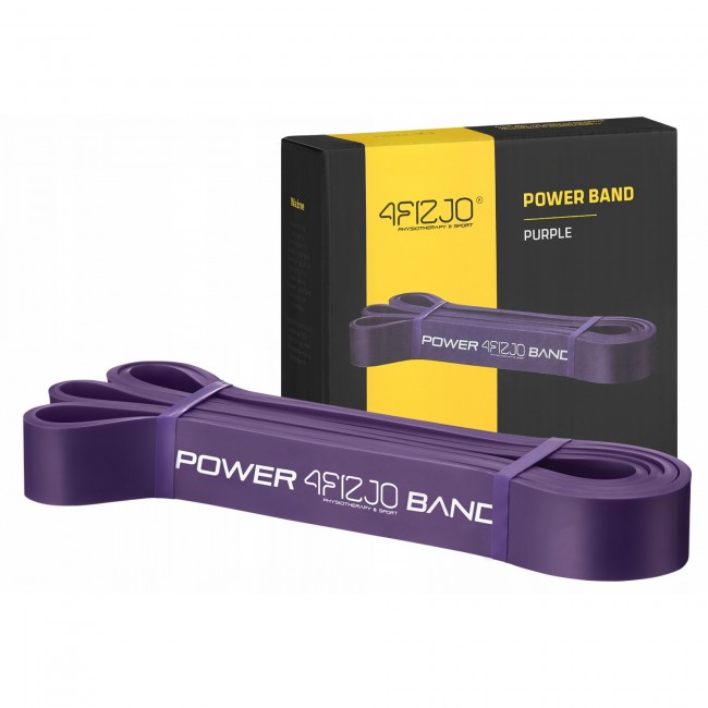 Резинка для підтягування та спорту 4FIZJO Power Band 32 мм 17-26 кг Violet (P-5907222931073)