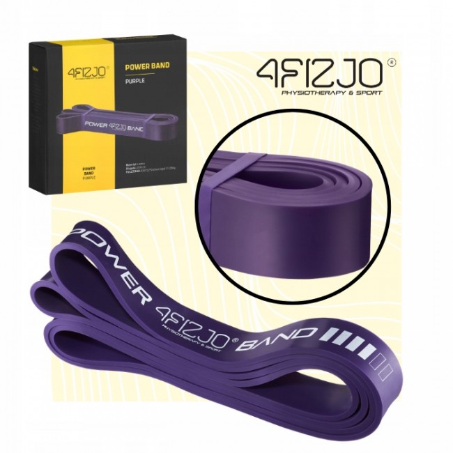 Резинка для підтягування та спорту 4FIZJO Power Band 32 мм 17-26 кг Violet (P-5907222931073)