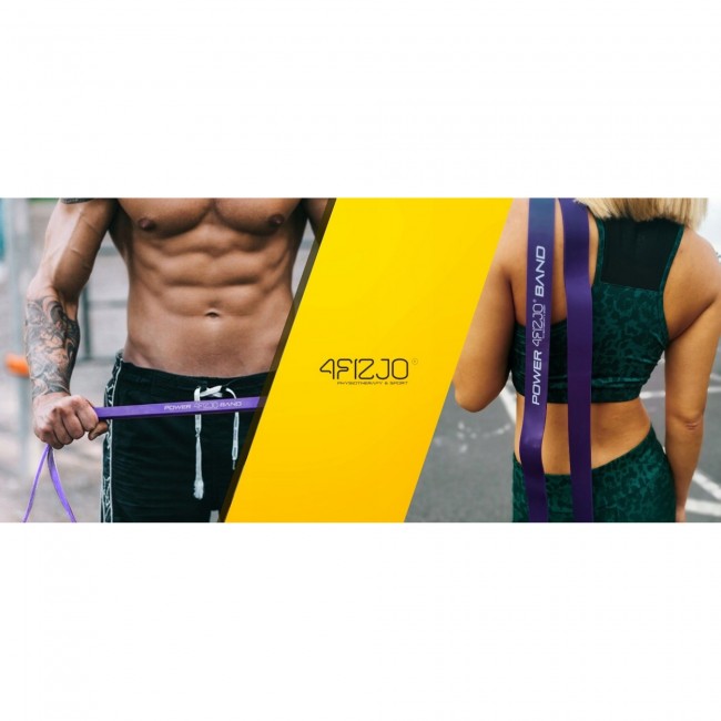 Резинка для підтягування та спорту 4FIZJO Power Band 32 мм 17-26 кг Violet (P-5907222931073)