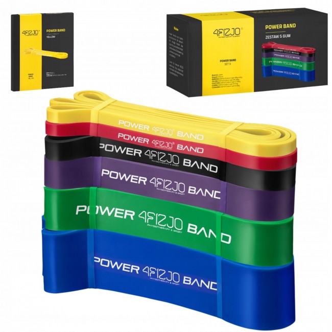 Набор резинок для подтягивания и спорта 4FIZJO Power Band 2-46 кг 6 шт Mix (P-5907222931875) Набор резинок для подтягивания и спорта 4FIZJO Power Band 2-46 кг 6 шт Mix (P-5907222931875)