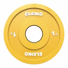 Олимпийский блин (диск) для штанги для соревнований и тренировок 1,5 кг цветной Eleiko 124-0015R