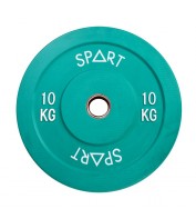 Бамперный блин (диск) 10 кг d - 50 мм SPART PL42-10