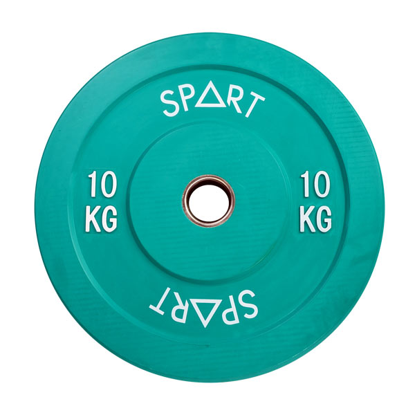 Бамперный блин (диск) 10 кг d - 50 мм SPART PL42-10