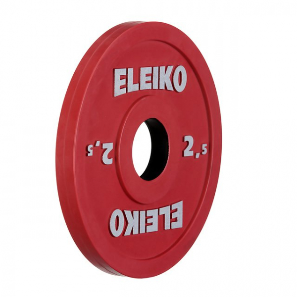 Олімпійський диск для змагань та тренувань 2,5 кг кольоровий Eleiko 124-0025R