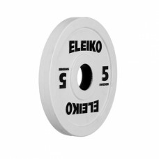 Олімпійський диск Eleiko для змагань та тренувань 5 кг кольоровий 124-0050R