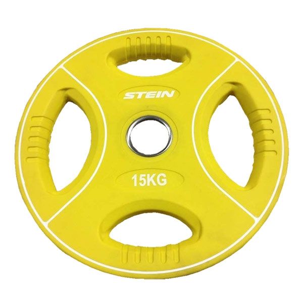 Професійні млинці (диски) 15 кг d – 50 мм Stein TPU Color 3-Hole Plate DB6092-15