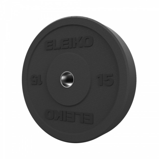 Диск амортизуючий Eleiko XF 15 кг чорний 3085125-15 Диск амортизуючий Eleiko XF 15 кг чорний 3085125-15