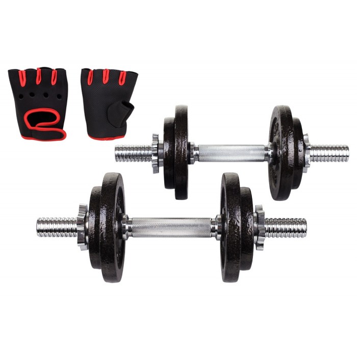 Гантели металлические Hop-Sport Strong 2х10кг