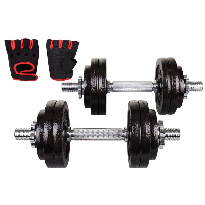 Гантели металлические Hop-Sport Strong 2х15кг