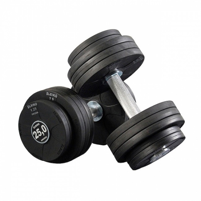 Гантель цільна гумова 12,5 kg Eleiko 375-0125