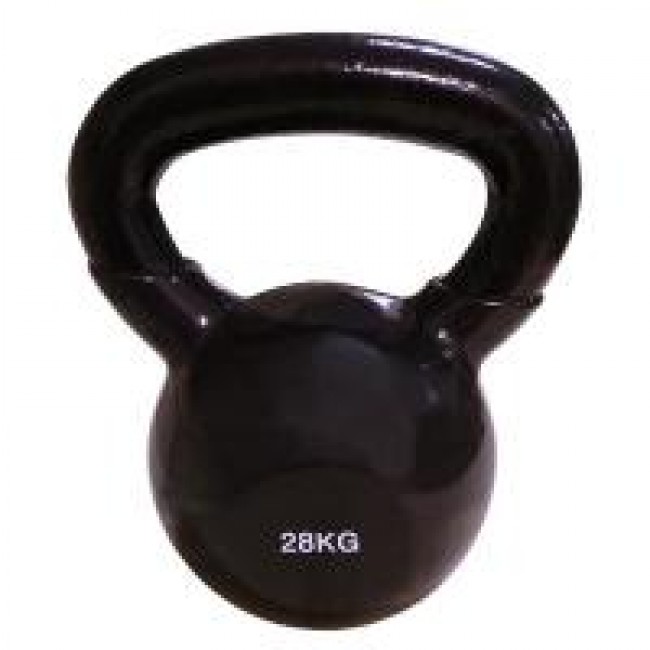 Гиря виниловая SPART 28 кг/ черная Гиря виниловая SPART 28 кг/ черная