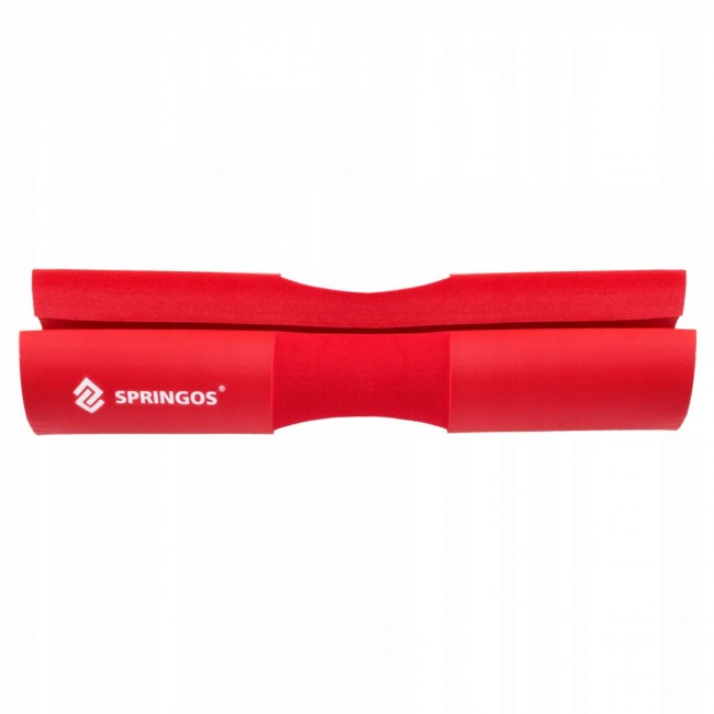 Накладка (бампер) на гриф штанги Springos Barbell Pad FA0206 Red